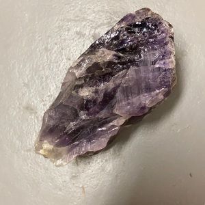 Raw chunk of amethyst.